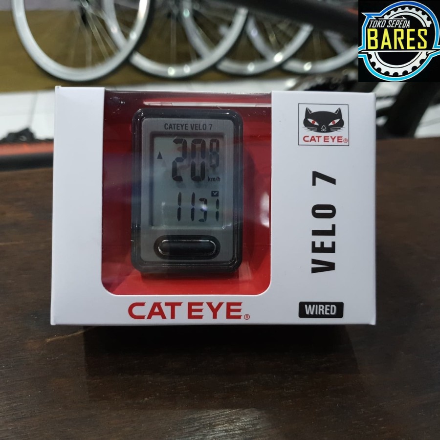 Speedometer / Odometer Sepeda Cat Eye Velo 7