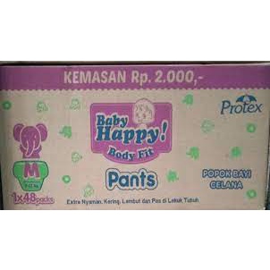 pampers pempers pempes Baby happy renceng 1 dus 48pcs M/L/XL