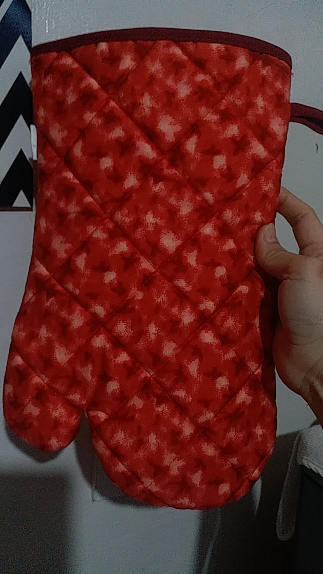 Pegangan Oven Red Rose Pelindung Panas