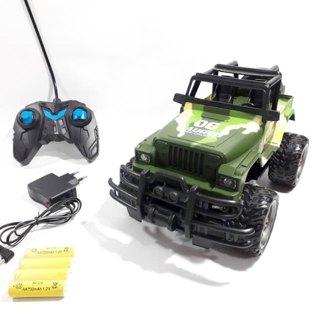 RC jeep offroad army
