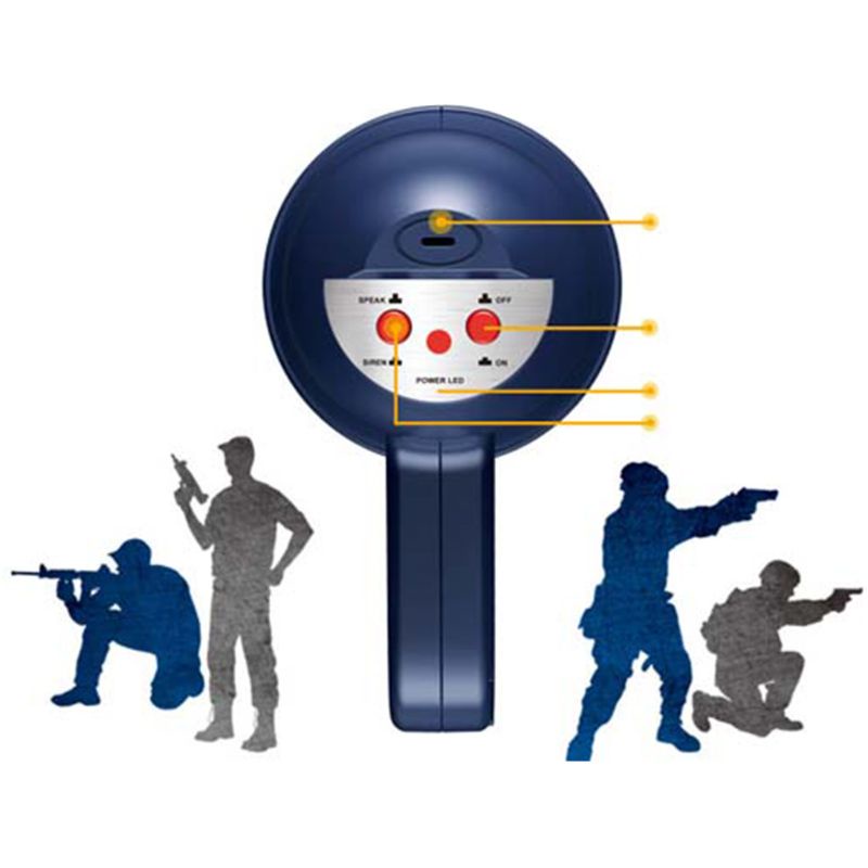 Mary Portable Megaphone Mainan Musik Pengubah Suara Siren Suara Untuk Polisi Pretend Toy Kelas Keluarga Properti Aktivitas Anak Laki-Laki