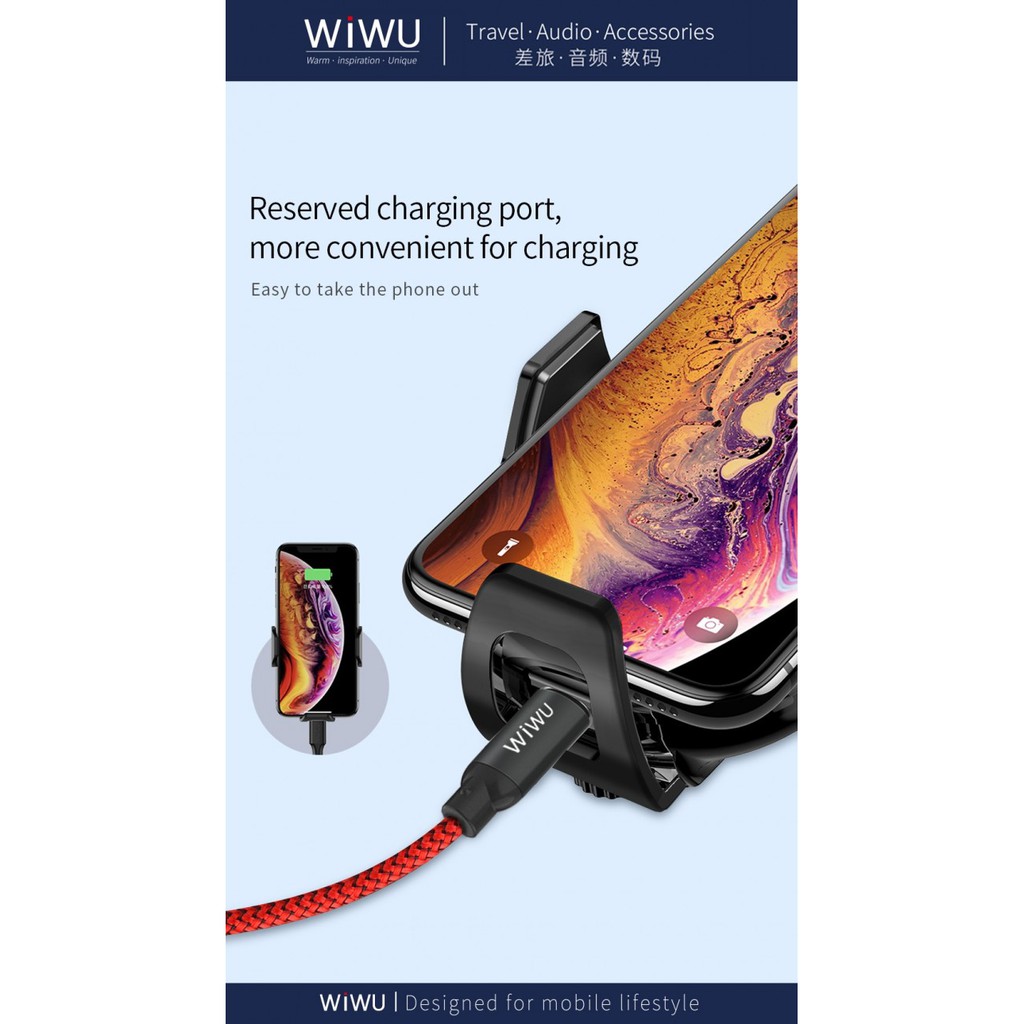 WIWU LIBERATOR II CH-302 - Wireless Charging 10W Fast Charge Car Mount