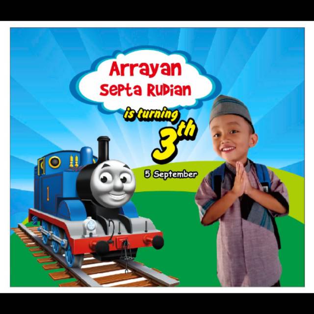 

Desain grafis untuk acara ulang tahun (soft file)