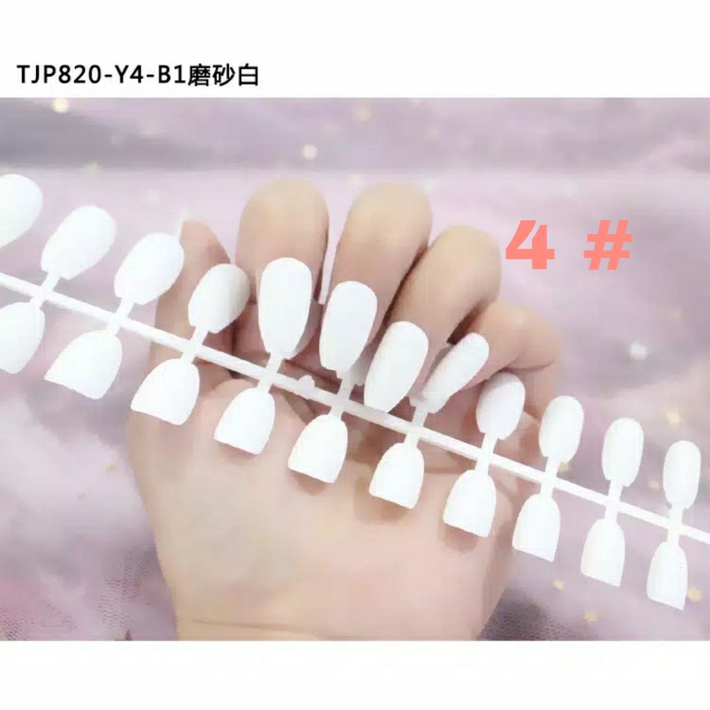 24pcs Kuku Palsu Fake Nail Matte Manicure Art Nail