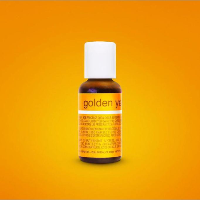 

Golden Yellow Chefmaster Liqua-Gel Food Coloring 20 Ml