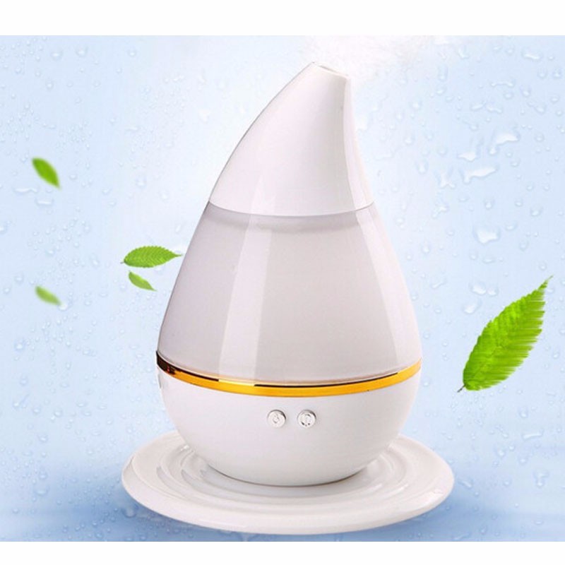 Taffware Mini Ultrasonic Air Humidifier Aroma Therapy - White