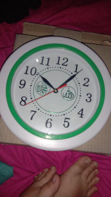 Jam Dinding Esa 714 Detak Kaligrafi Detak Movement Diameter 22cm Best Seller