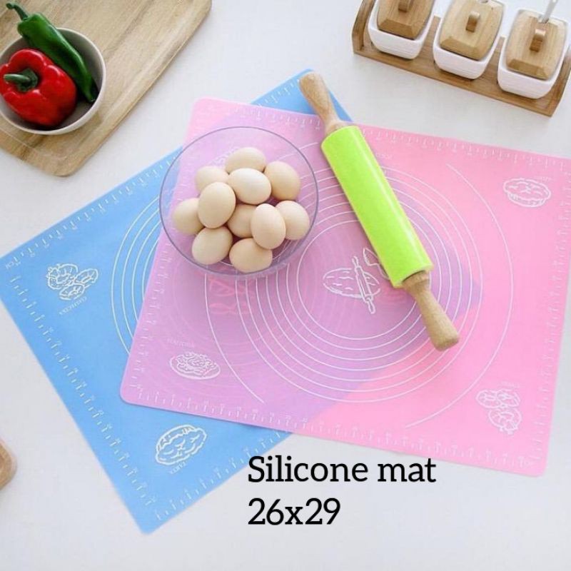 SILICONE BAKING MAT/ KNEADING DOUGH 50x40 ALAS TATAKAN ADONAN SILIKON