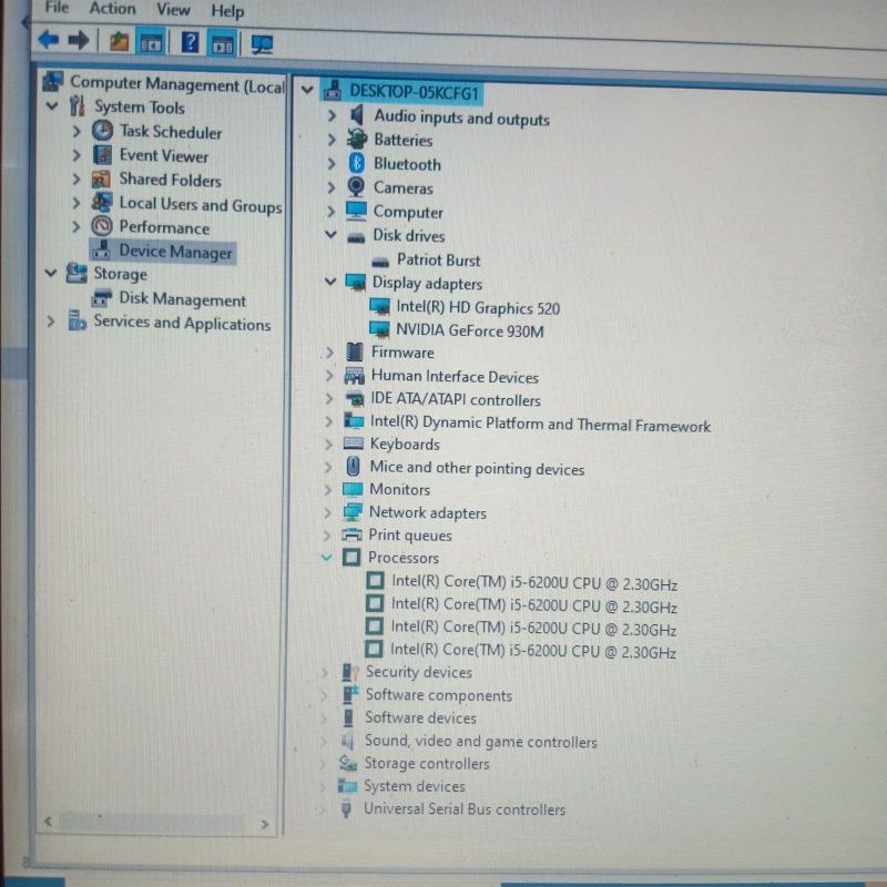 Laptop Asus A456UF Cor i5-6200U dualvga nvdia Geforce 930mx dedicated 2GB Ram 8 GB HDD 1TB windows 10-7