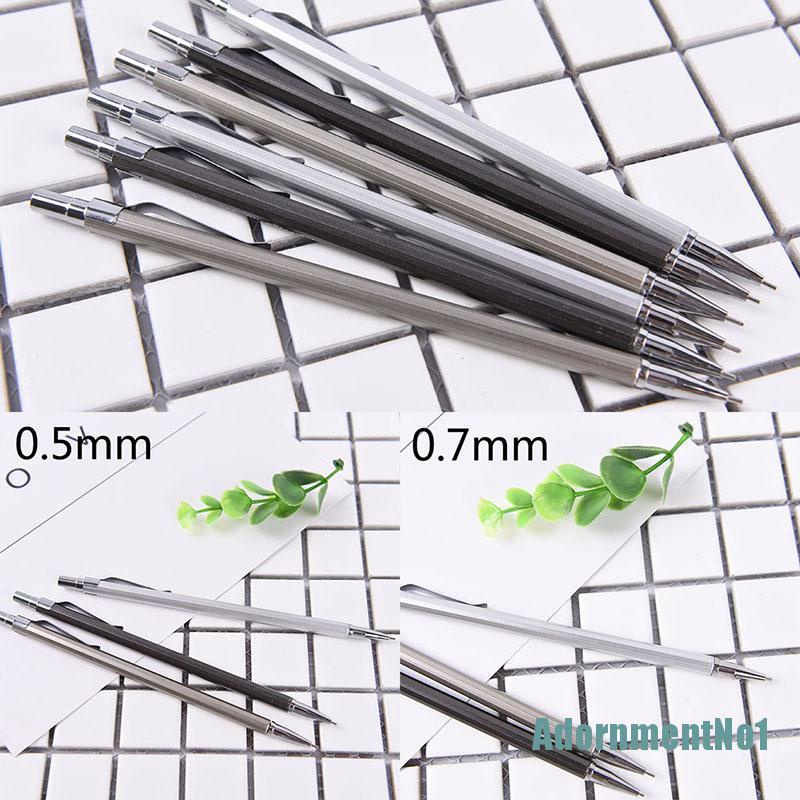 [AdornmentNo1]0.5/0.7mm Metal Mechanical Automatic Pencil For School Writing Drawing Supplie