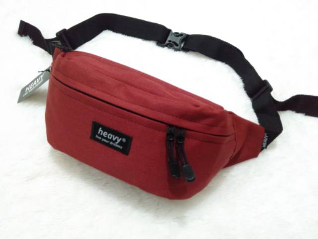 Tas HEAVY original , tas distro Heavy, Heavy bag , tas pinggang, waist bag