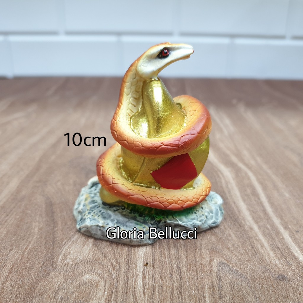 patung pajangan miniatur shio ular 12 shio medium