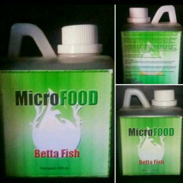 Jual Pakan Ikan Microfood Betta Fish Kemasan 500ml | Shopee Indonesia