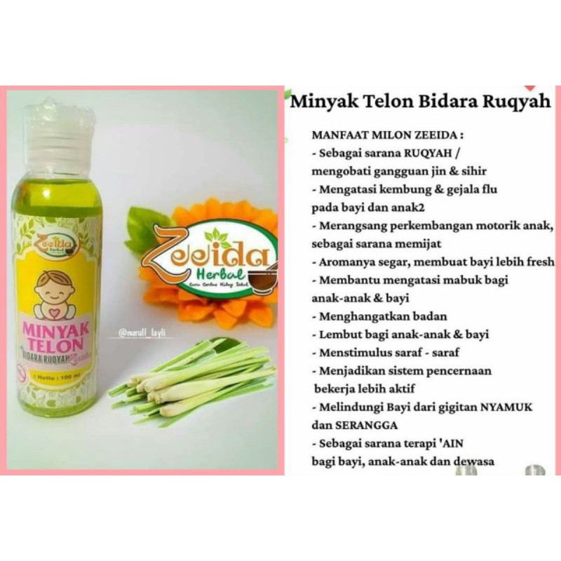 minyak telon bidara arab original