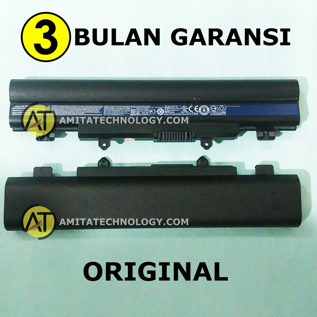 Baterai Laptop ORIGINAL Acer V3-472 E14 AL14A32 E5-411