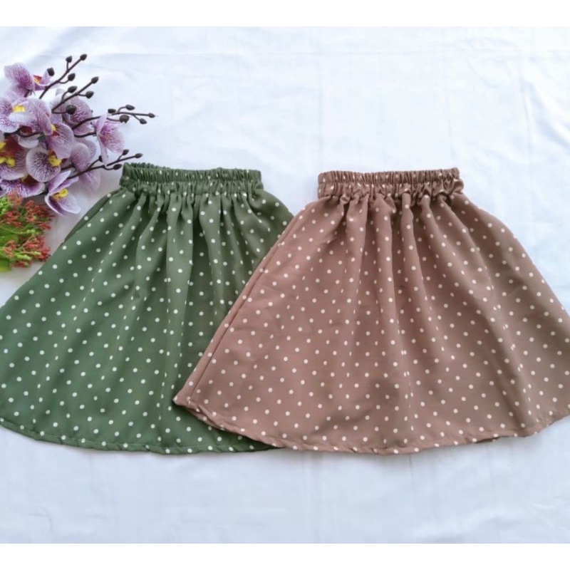 Rok ANAK MINI MAYUNG POLKADOT 1- 3 Thn