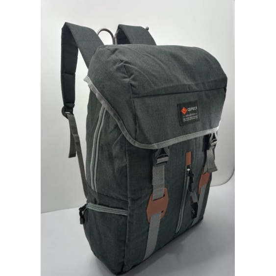 Tas Ransel Denim Ospect 02 Model Tutup