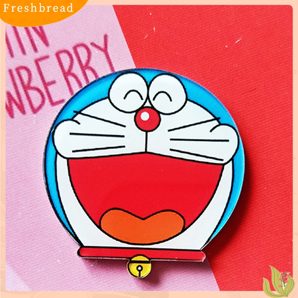 Terlaris 5Pcs Collar Badge Cartoon Character Decorative Plastic Japanese Anime Doraemon Brooch Badge for Party