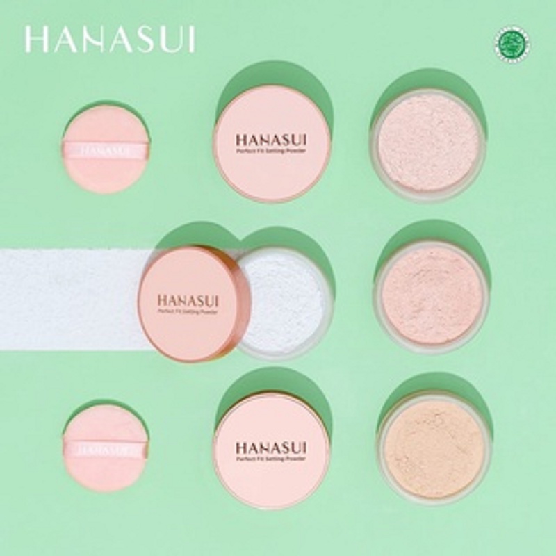 HANASUI Perfect Fit Setting Powder | Loose Powder | Bedak Tabur