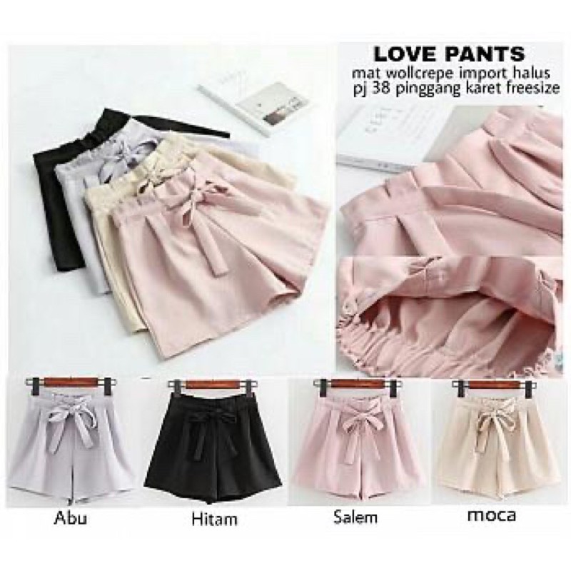 FN LOVE PANTS CELANA PENDEK WANITA FREESIZE Shopee Indonesia FN LOVE PANTS CELANA PENDEK WANITA FREESIZE Shopee Indonesia
