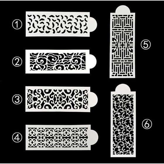 Cake Stencil - Border Lace GCS20_04 (26x9cm)