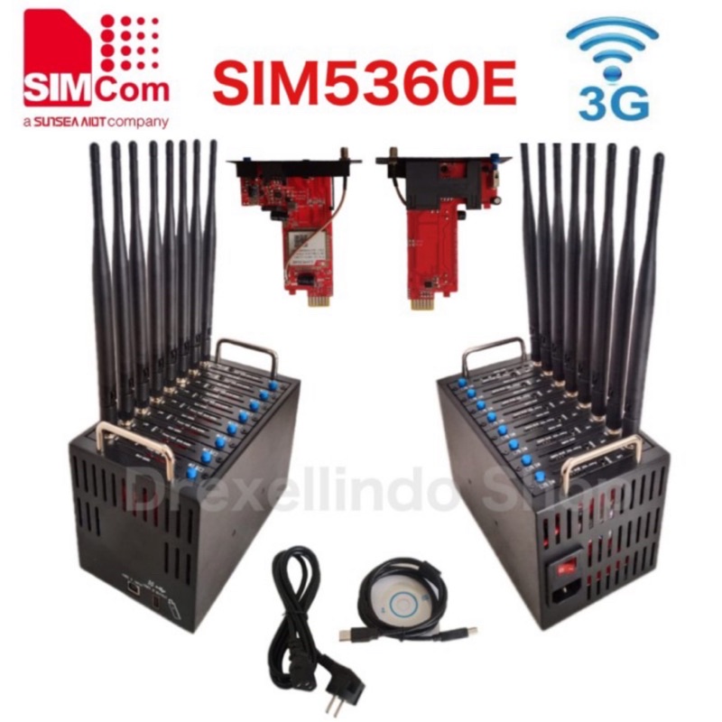 Modem Pool 8 Port USB 3G SIM5360