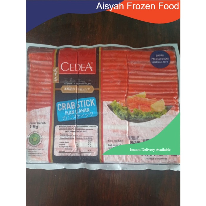 

Cedea Crab Stick Ikan Olahan 1kg