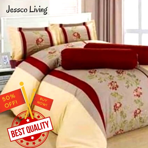 BEDCOVER SET BORDIR SPREI BED COVER- KING SIZE - Cordoba