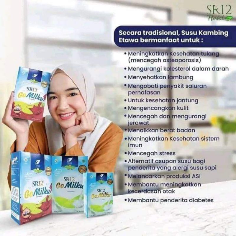 

GO MILKU SUSU KAMBING ETAWA SR12 HALAL BPOM MENINGKATKAN KESEHATAN