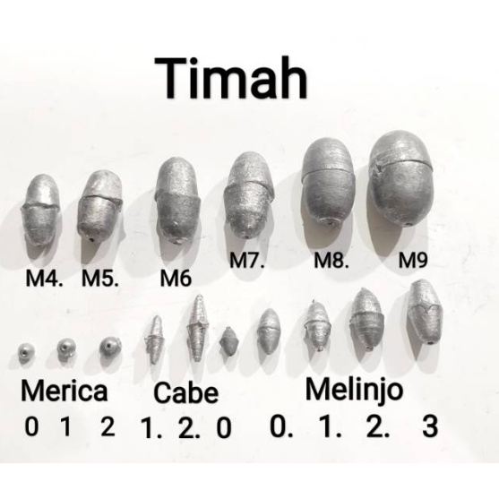 Timah Pancing Per kg Kilo Kilogram Melinjo