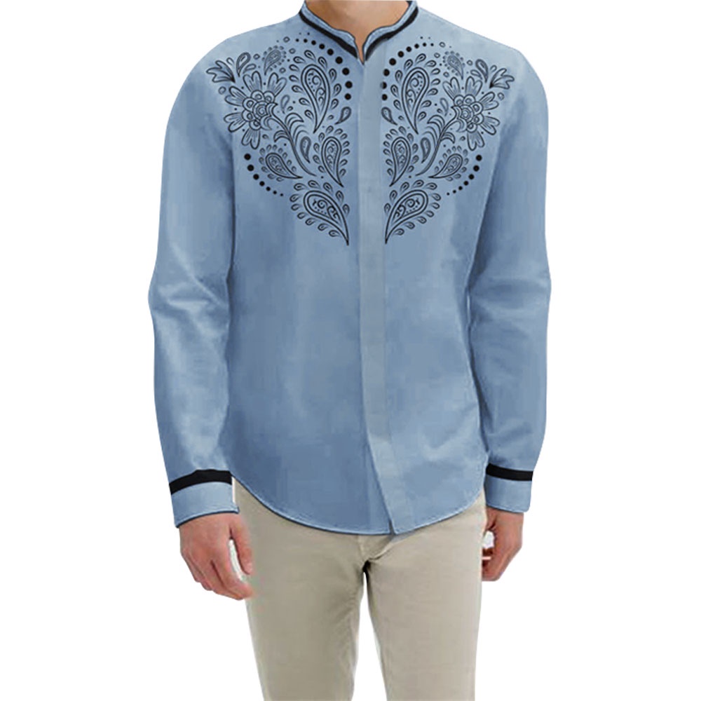 HipNop MARSON BAJU MUSLIM KEMEJA KOKO PRIA MUSLIMAH LENGAN PANJANG ATASAN MUSLIM SLIMFIT COWOK COWO