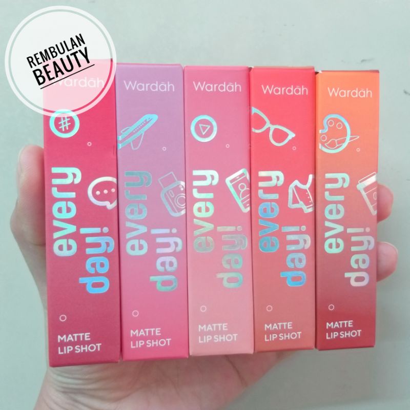 ☆ REMBULAN BEAUTY ☆ WARDAH EVERYDAY MATTE LIP SHOT | LIPCREAM WARDAH | MATTE