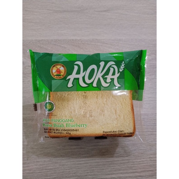 Lezatsehat - Aoka Roti Panggang Lembut Enak Ada 7 Varian-Blueberry