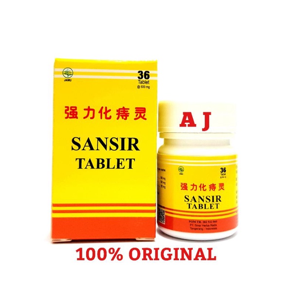 Sansir Tablet / Hua Zhi Ling High Strength Fargelin (Yang Cheng Brand) - Obat Wasir