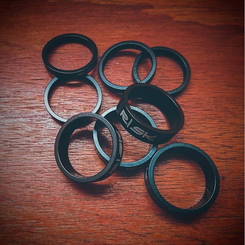 Ring Spacer 5 mm 10 mm Peninggi Stem Stang Handlebar Sepeda