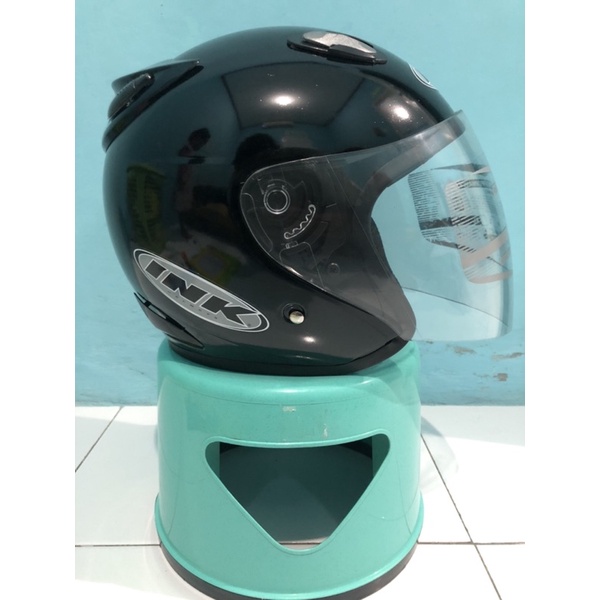 Helm Model INK CENTRO KW(Hitam Metalik)SNI