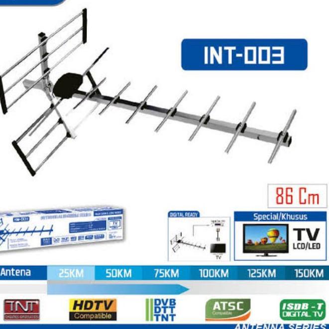➷ Intra Antena TV Digital Luar / Outdoor INT-003 / INT-005 ☛