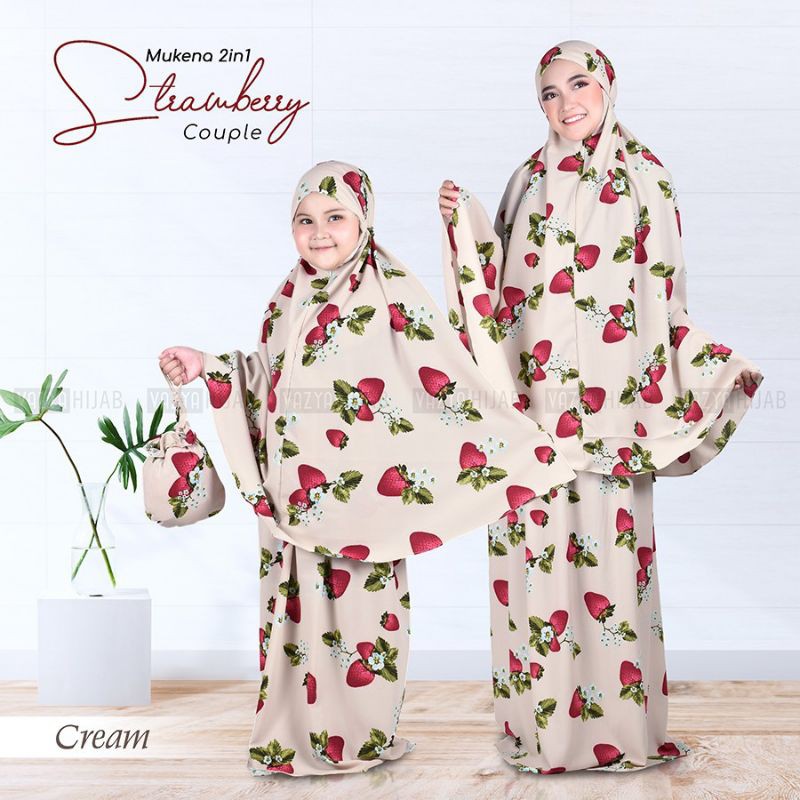 Mukena Strawberry 2in1 Couple