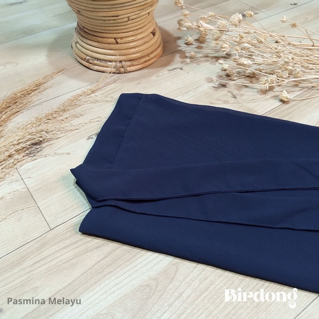 Pasmina Instant Malay Kerudung Pastan Melayu Pasmina Turki Hijab Instan Melayu Pashmina Malaysia Ceruty Babydol-Navy