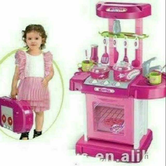 Mainan Anak Perempuan Kitchen Set Koper/Kitchen Set