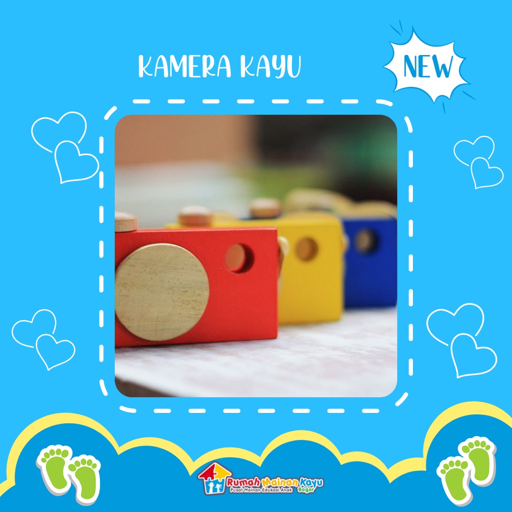 Mainan Edukasi Kamera Nobi Mainan Anak Mainan Kayu