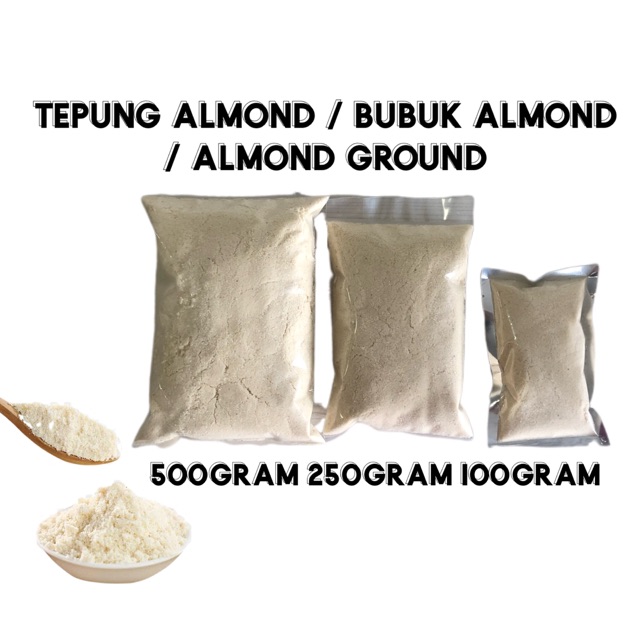 

Tepung Almond Bubuk Almon Ground 500gram