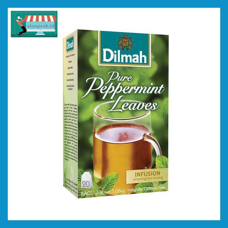 

6Rg5T7T- Teh Dilmah No Envelope 20 Sachet Peppermint Te5Ts56-