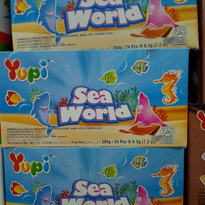 

Box24s - PERMEN YUPI SEA WORLD SEAWORLD 24S / PERMEN DUNIA LAUT KENYAL