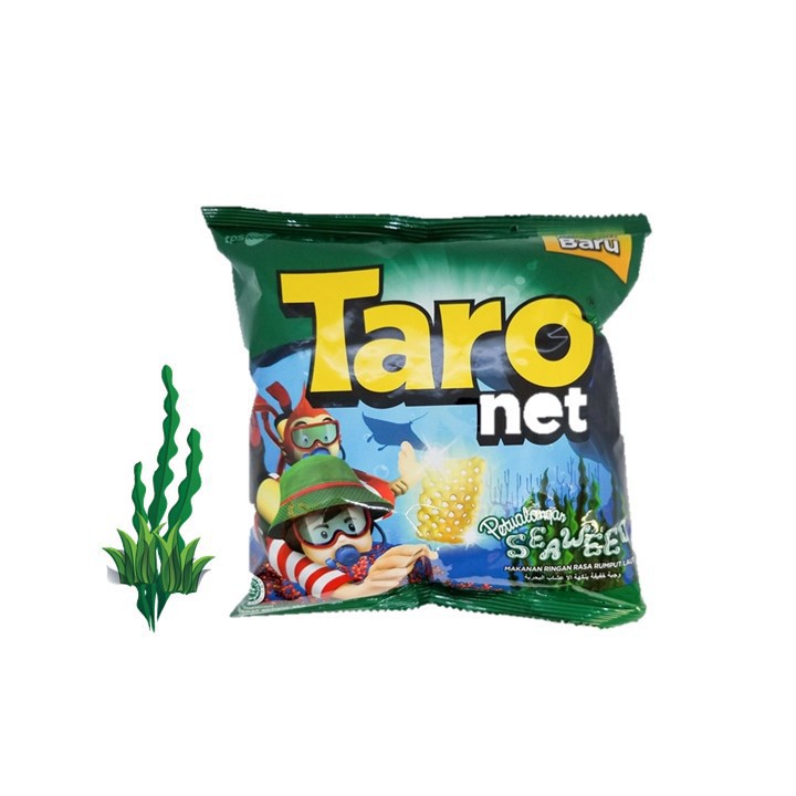 

Taro net isi 10pcs-snack ringan-makanan ringan-jamilan sehat-jajanan jadul-jajan anak kekinian-kripik-krupuk-ciki