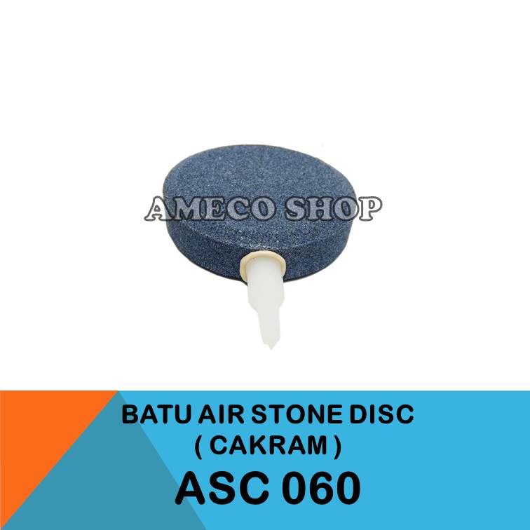 Batu Airstone Air Stone Aerator Buble Gelembung Disc Cakram ASC 060