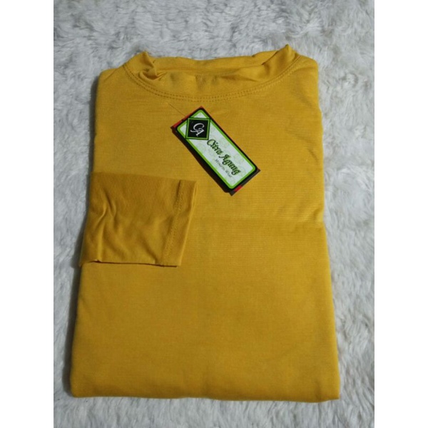 MAIRA_OFFICIALSTORE (BISA COD) Inner Dress Lengan Panjang Manset Gamis-Mustard