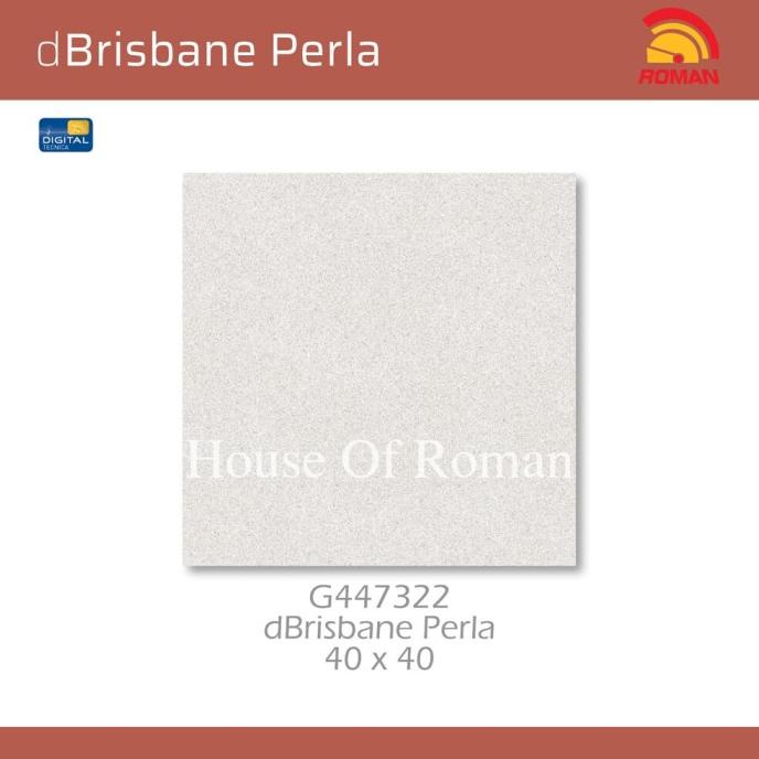 KERAMIK LANTAI ROMAN KERAMIK dBrisbane Perla 40x40 G447322 (ROMAN House of Roman)