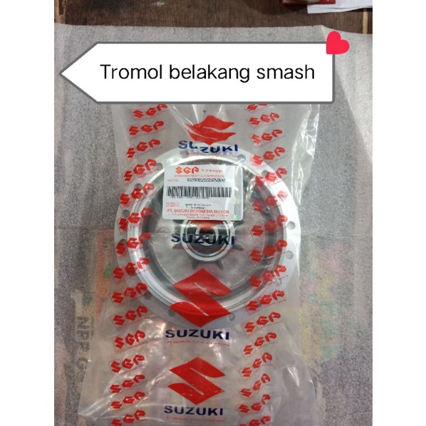 Tromol belakang smash / tromol cakram belakang assy smash