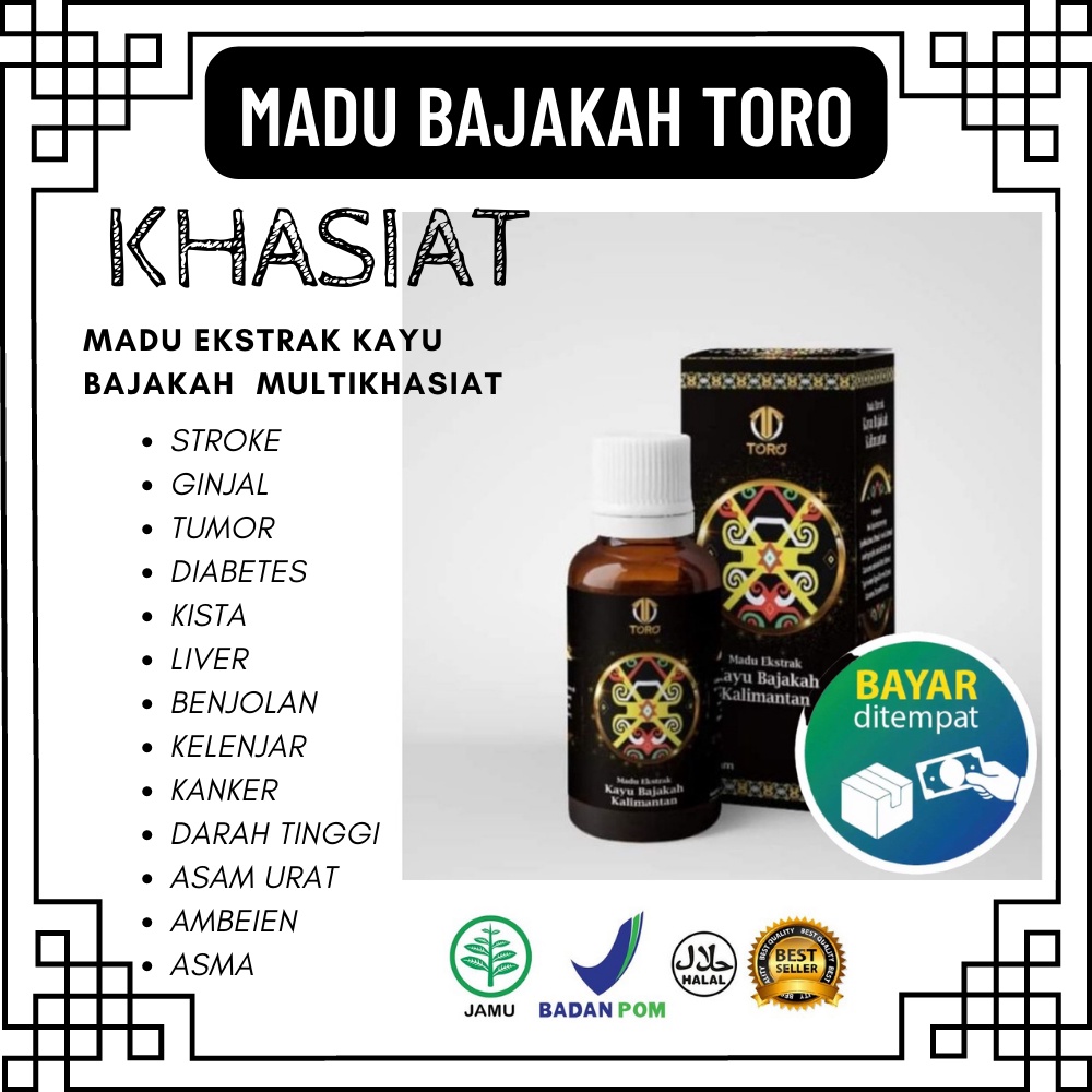 

[AGEN RESMI] MADU BAJAKAH TORO - ORIGINAL 1000% - HERBAL ALAMI ATASI BENJOLAN TUMOR KANKER STROKE KELENJAR